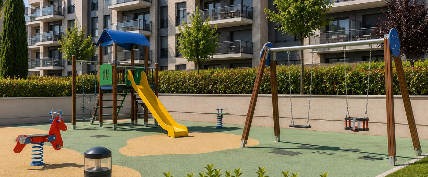 Mantenimiento de zonas de juego infantiles: normativa y buenas prácticas en comunidades