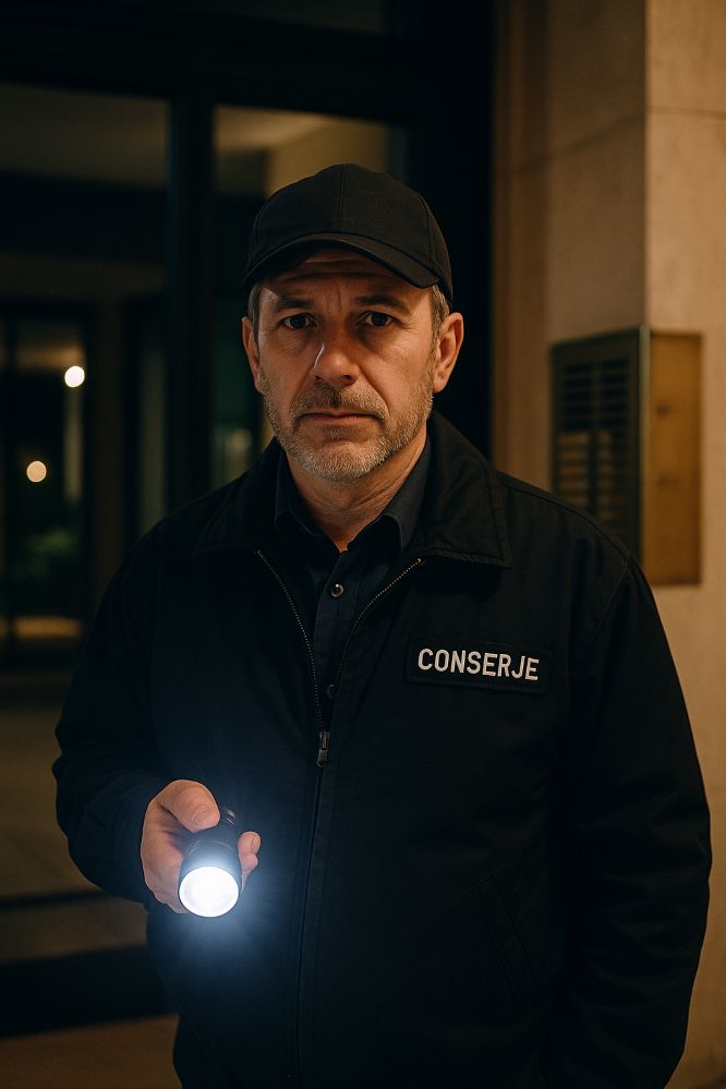 vestíbulo conserje nocturno