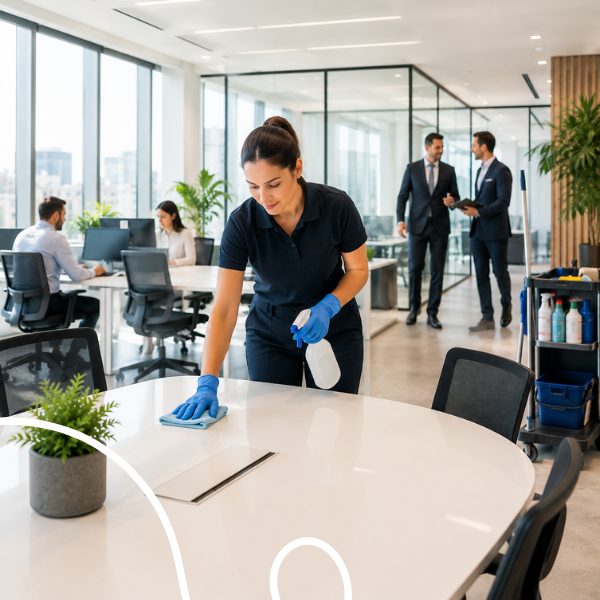 Limpieza de oficinas_ la base invisible de una empresa que transmite liderazgo